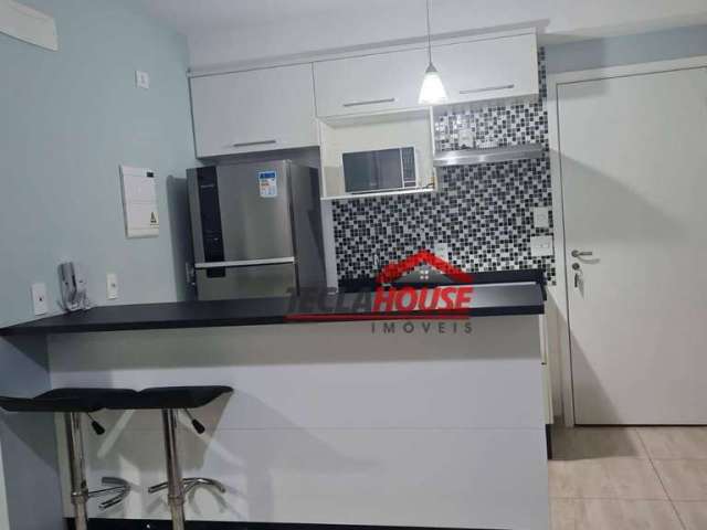 Apartamento com 1 dormitório para alugar, 38 m² por R$ 3.000,00/mês - Jardim Flor da Montanha - Guarulhos/SP