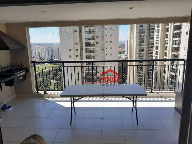 Apartamento com 3 dormitórios para alugar, 122 m² por R$ 8.000,00/mês - Jardim Flor da Montanha - Guarulhos/SP