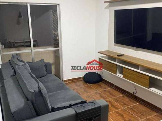 Apartamento mobiliado com 1 dormitório para alugar, 50 m² por R$ 2.200/mês - Macedo - Guarulhos/SP