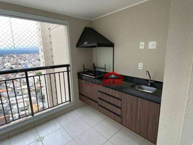 Belo apto com 2 dormitórios para alugar, 68 m² por R$ 3.800/mês - Jardim Flor da Montanha - Guarulhos/SP