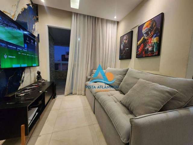 Apartamento com 1 dormitório à venda, 50 m² por R$ 370.000 - Vila Guilhermina - Praia Grande/SP