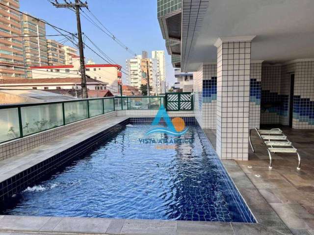 Apartamento com 2 dormitórios à venda, 65 m² por R$ 450.000,00 - Vila Guilhermina - Praia Grande/SP