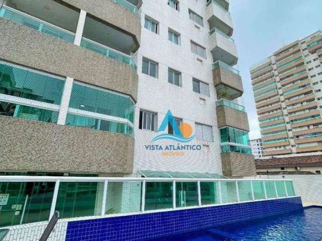 Apartamento com 2 dormitórios à venda, 58 m² por R$ 400.000,00 - Vila Guilhermina - Praia Grande/SP