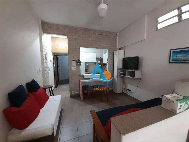 Kitnet mobiliada com 1 dormitório à venda, 29 m² por R$ 180.000 - Vila Tupi - Praia Grande/SP