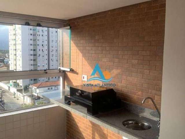 Apartamento com 1 dormitório à venda, 48 m² por R$ 370.000,00 - Vila Guilhermina - Praia Grande/SP