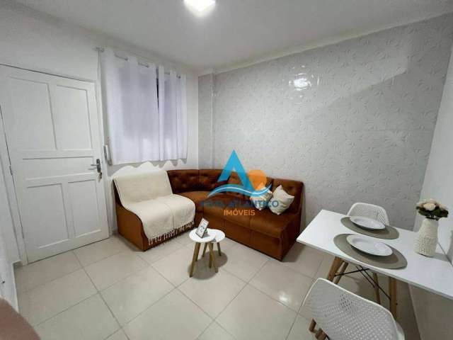 Kitão dividido para 1 dormitório à venda, 50 m² por R$ 230.000 - Vila Guilhermina - Praia Grande/SP