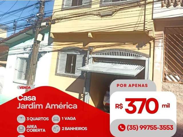 Casa à venda no bairro Jardim América - Pouso Alegre/MG