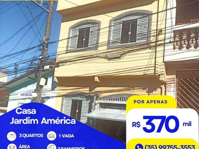 Casa à venda no bairro Jardim América - Pouso Alegre/MG