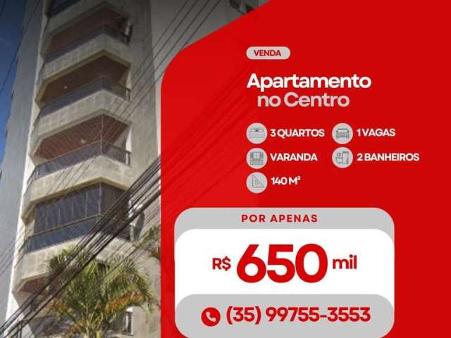 Apartamento à venda no bairro Centro - Pouso Alegre/MG