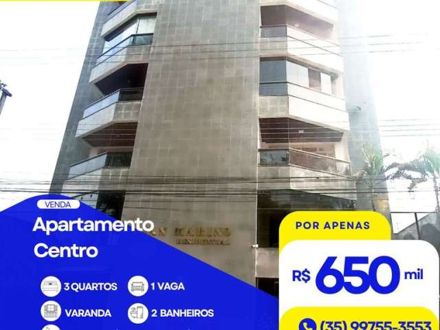 Apartamento à venda no bairro Centro - Pouso Alegre/MG