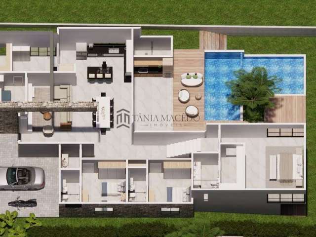 Terreno à venda , Casa de 292.52 m² ( praticamente 300m²). Alphaville Brennand, Jaboatão dos Guarar