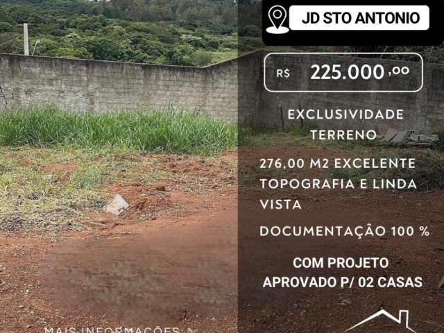 Exclusovidade a venda terreno em atibaia jd sto antonio