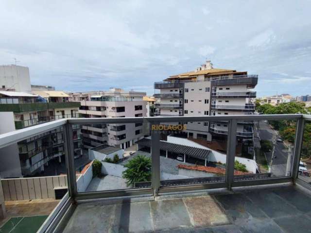 Cobertura com 4 dormitórios, 250 m² - venda por R$ 950.000,00 ou aluguel por R$ 3.850,00/mês - Braga - Cabo Frio/RJ