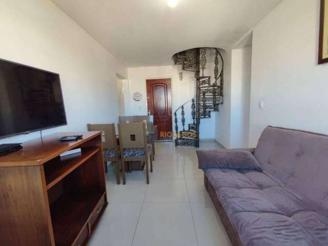 Cobertura com 3 dormitórios, 104 m² - venda por R$ 699.999,90 ou aluguel por R$ 3.450,00/mês - Passagem - Cabo Frio/RJ