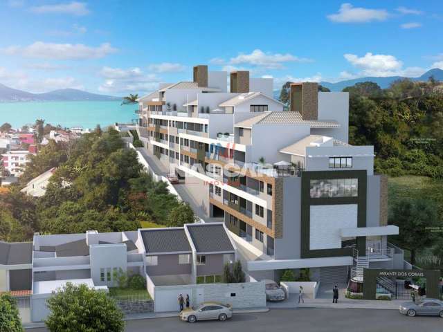 Apartamento Alto Padrão com 2 Dormitórios e 1 Suíte em Coqueiros, Florianópolis- 59,49m²/  Coral Construtora