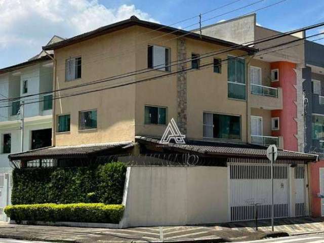 Sobrado com 3 dormitórios à venda, 151 m² por R$ 890.000,00 - Vila Alzira - Santo André/SP