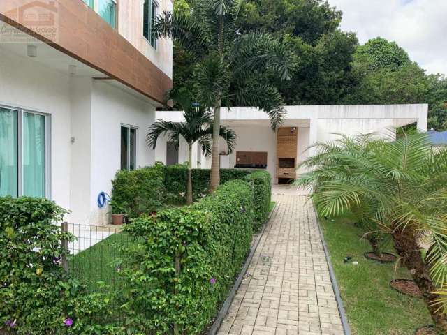 Casa de Luxo em Condomínio - 3 quartos, 2 suítes, 2 salas, 4 banheiros, 2 vagas - Aldeia, Camaragibe-PE - 175 m²