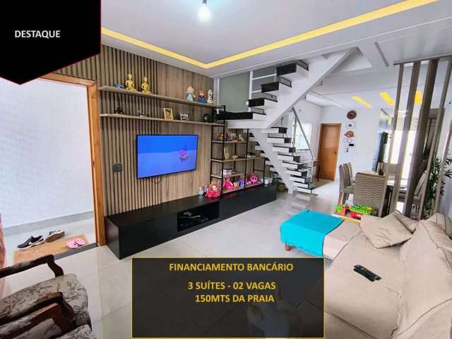 Casa com 3 dorms, Guilhermina, Praia Grande - R$ 1 mi, Cod: 2735