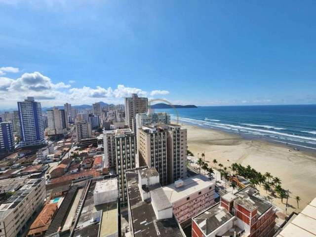 Apartamento Porteira Fechada com Sacada Gourmet Vista Mar e Lazer Completo