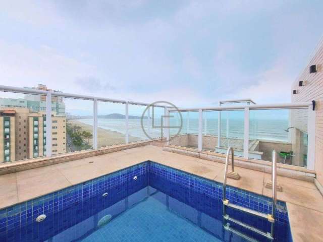 Cobertura Duplex Frente mar com Piscina Privativa e Lazer Completo