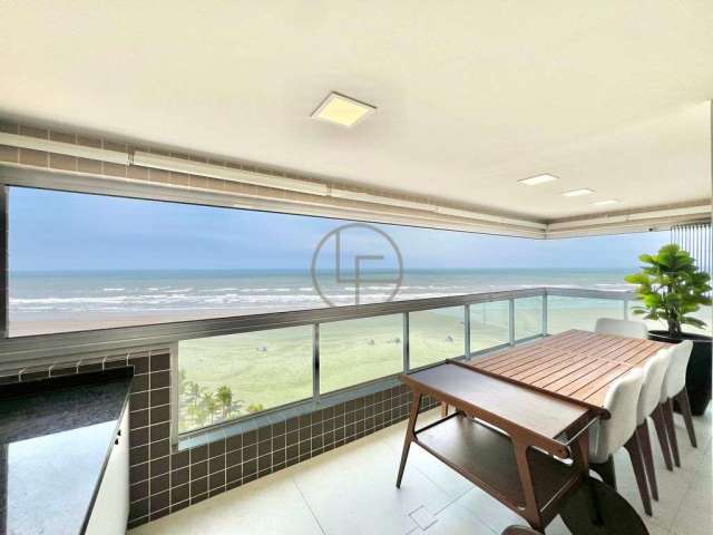 Apartamento Frente Mar Finamente Mobiliado com Lazer Completo