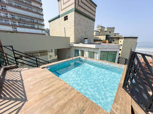 Cobertura PentHouse Reformada com Piscina Vista Mar