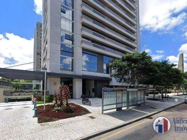 Apartamento com 1 dormitório para alugar, 35 m² por R$ 2.300/mês - Centro Cívico - Curitiba/PR