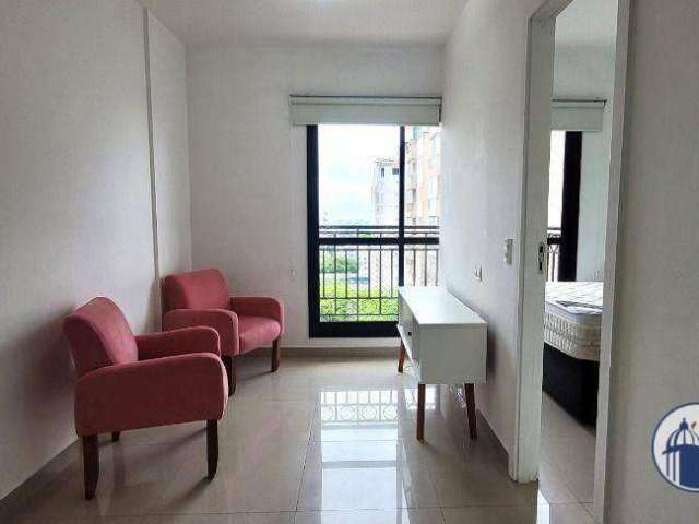 Apartamento com 1 dormitório para alugar, 32 m² por R$ 1.850/mês - Portão - Curitiba/PR