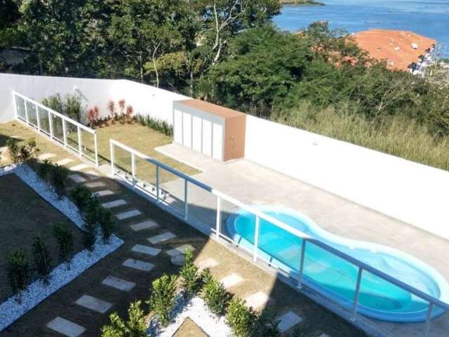 Casa em Poço Fundo com vista para a lagoa em São Pedro da Aldeia.