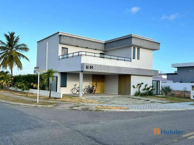 Linda casa no Terras Alphaville 2 com 4 dormitórios para alugar, 270 m² por R$ 6.200/mês - Alphaville - Barra dos Coqueiros/Sergipe