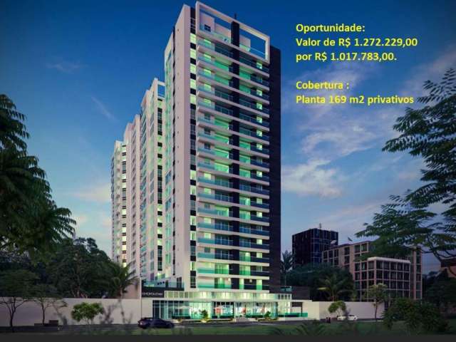 Oportunidade  Cobertura - Centro Jlle - 169m2 -Valor  R$ 1.272.229,00 por R$ 1.017.783,00