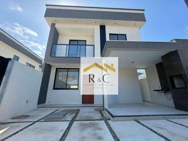 Casa com 3 dormitórios à venda, 140 m² por R$ 630.000,00 - Ouro Verde - Rio das Ostras/RJ