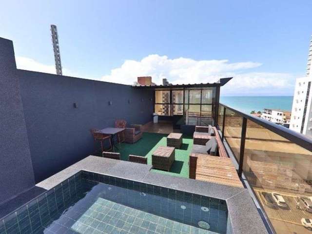 Espetacular cobertura duplex com vista mar e piscina privativa no coração de Ponta Negra!