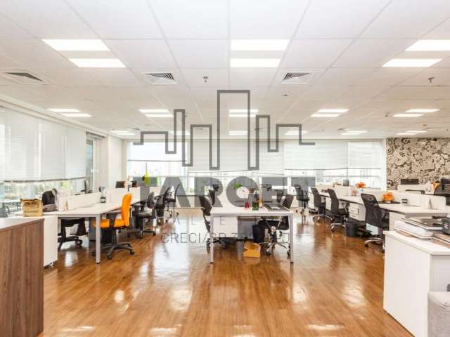 Conjunto/ Sala Comercial mobiliada na Berrini para locação/venda, 533m²