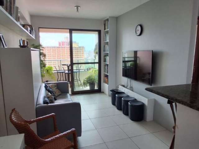 Apartamento porteira fechada à venda de 1 quarto no melhor trecho da Boa Vista.