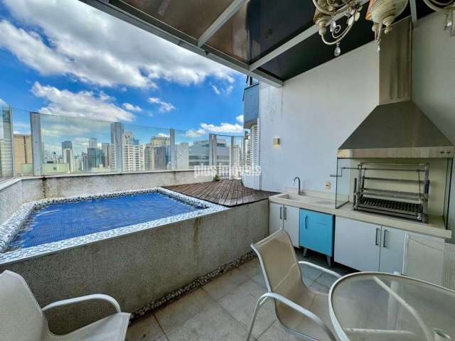 Vila nova conceição cobertura duplex 250,0m² 3 suites,  4 vagas - piscina e churrasqueira