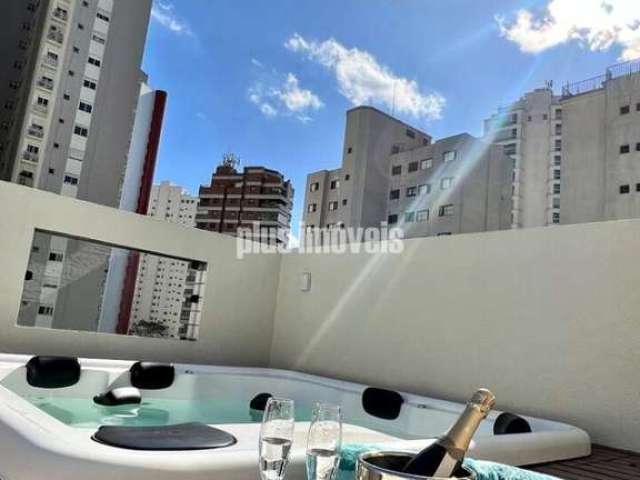 Cobertura Duplex com 140,0m²au com 3 Dorms, 2 Suítes 3 gar - Churrasqueira e hidromassagem