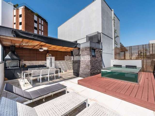 Cobertura duplex próximo ao Portal de Morumbi, 140m²  suíte, 3 gar lazer com piscina e churrasqueira