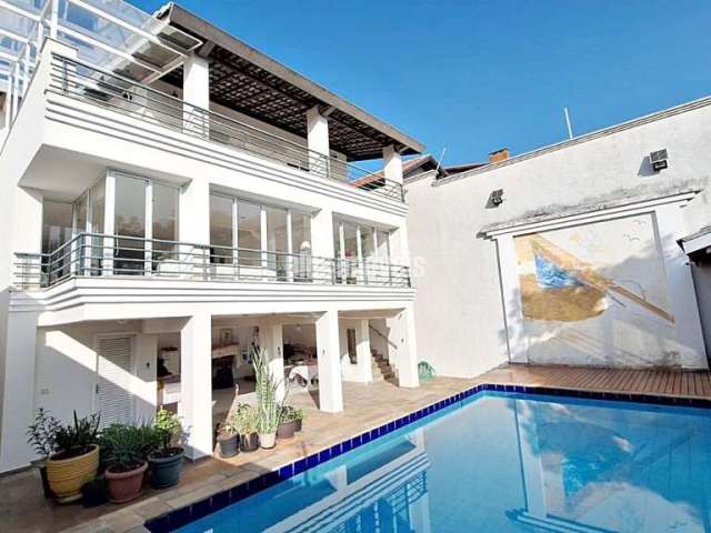 Casa na vila inah - 380,0m²ac e 420,0m² área de terreno,  3 suítes, 5 vagas, piscina e churrasqueira