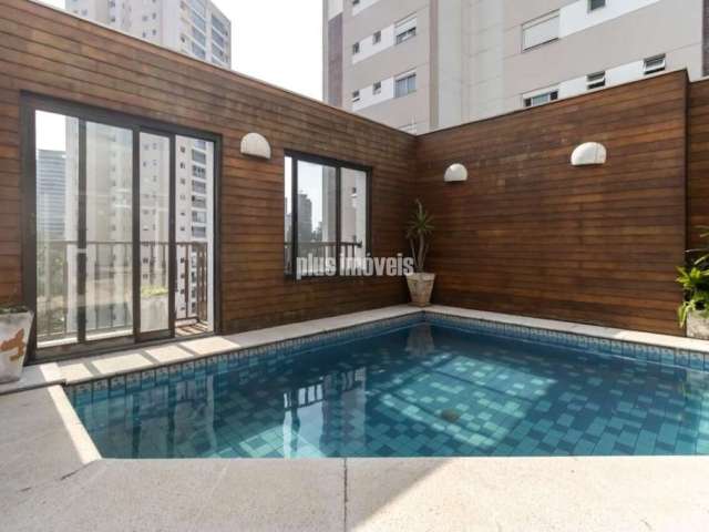 Cobertura com 317,0m²au 3 suítes, 4 vagas de garagem, lazer privativo, com piscina e churrasqueira