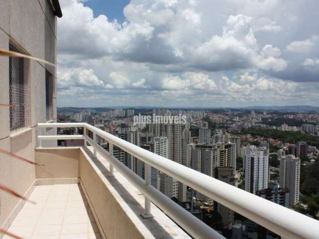 Cobertura duplex, com piscina, e churrasqueira,face norte, vista exclusiva e permanente para s.paulo