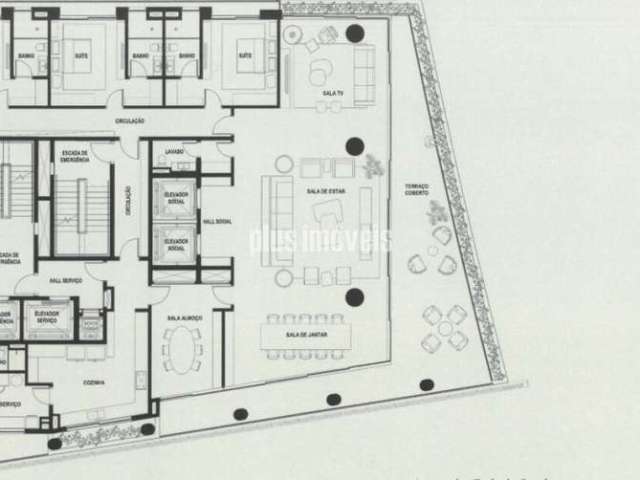 Apartamento a Venda no Itaim Bibi Com Conceito de Mansão Suspensa