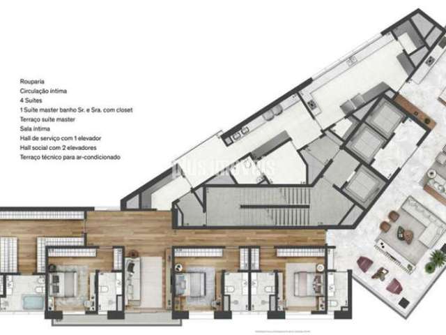 Apartamento com 4 quartos à venda na Avenida Cidade Jardim, 993, Itaim Bibi, São Paulo, 472 m2 por R$ 25.486.000