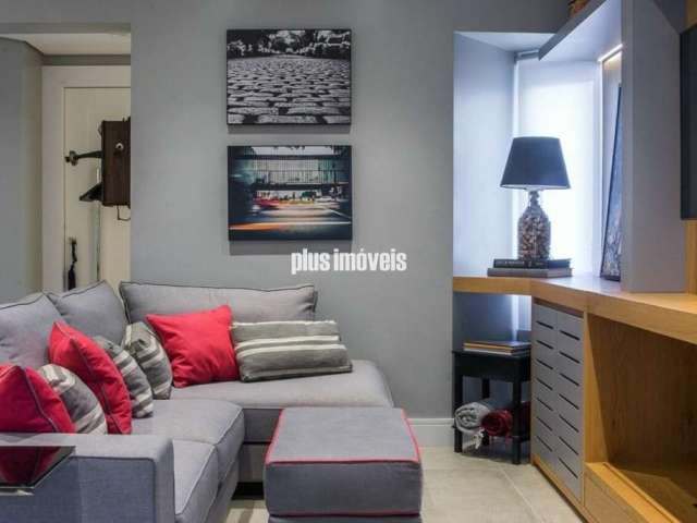 Apartamento pinheiros mobiliado, e equipado,com ar condicionado, varanda   2 vagas