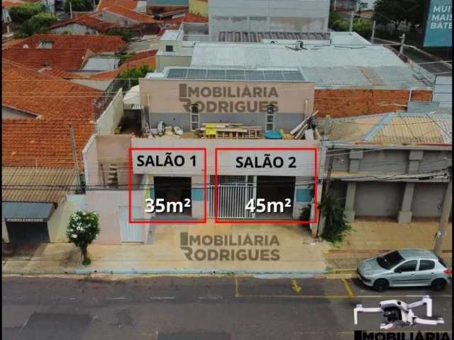 SALÃO 1 35m² - Ao Lado da Av. Mirassolândia