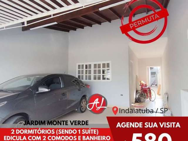 Casa A Venda Com Edícula - Jardim Monte Verde - Indaiatuba - SP!