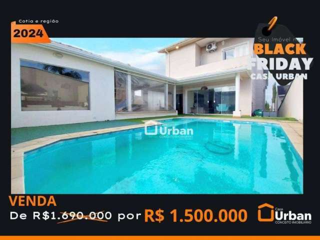 Casa com 4 dormitórios à venda, 380 m² por R$ 1.500.000,00 - São Paulo II - Cotia/SP