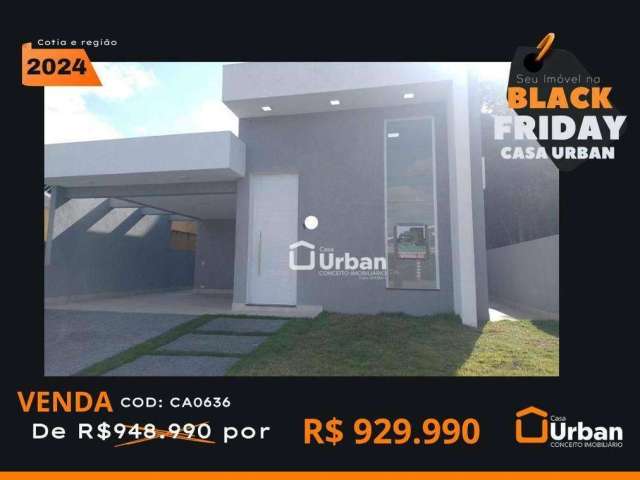 Casa com 3 dormitórios à venda, 178 m² por R$ 929.900,00 - Vila Rica - Vargem Grande Paulista/SP