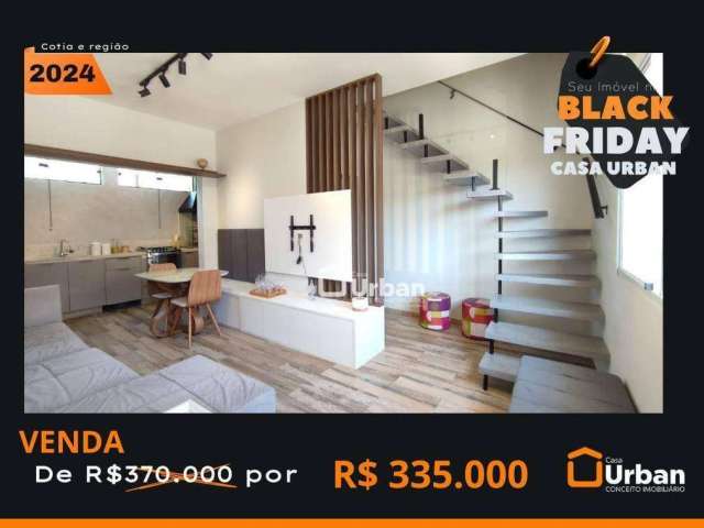 Casa com 2 dormitórios à venda, 53 m² por R$ 335.000,00 - Granja 26 - Cotia/SP