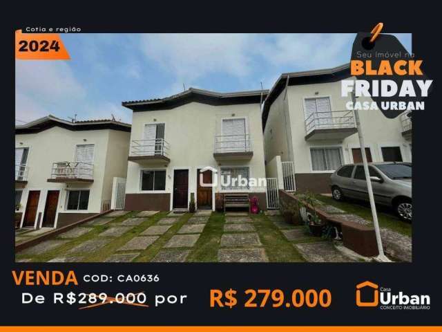 Casa com 2 dormitórios à venda, 57 m² por R$ 279.900,00 - Taboleiro Verde - Cotia/SP